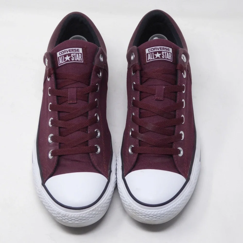 Converse Mens Madison Shoes Burgundy Chuck Taylor All Star Low Top 11.5 - Picture 3 of 9